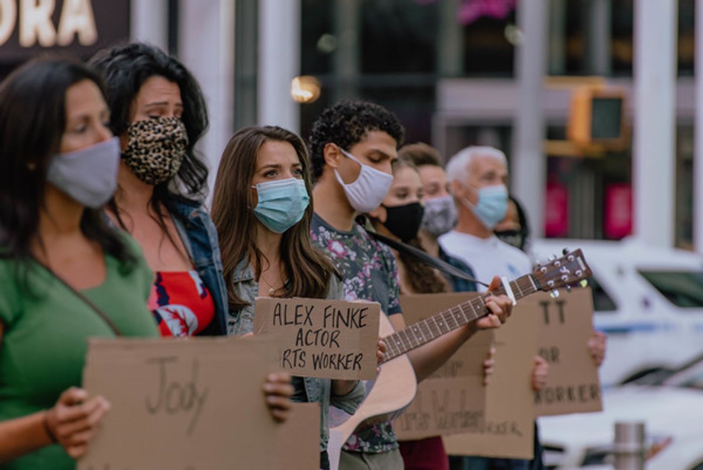 Photo Flash: Artists Gather in Times Square for Be An #ArtsHero Campaign  Image