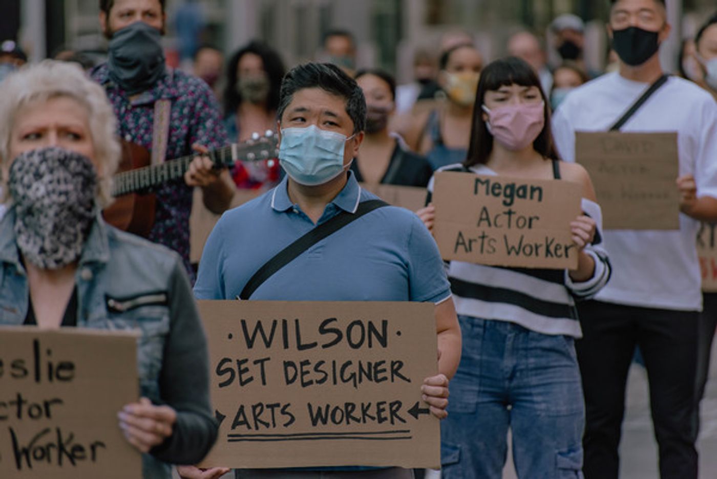 Photo Flash: Artists Gather in Times Square for Be An #ArtsHero Campaign  Image