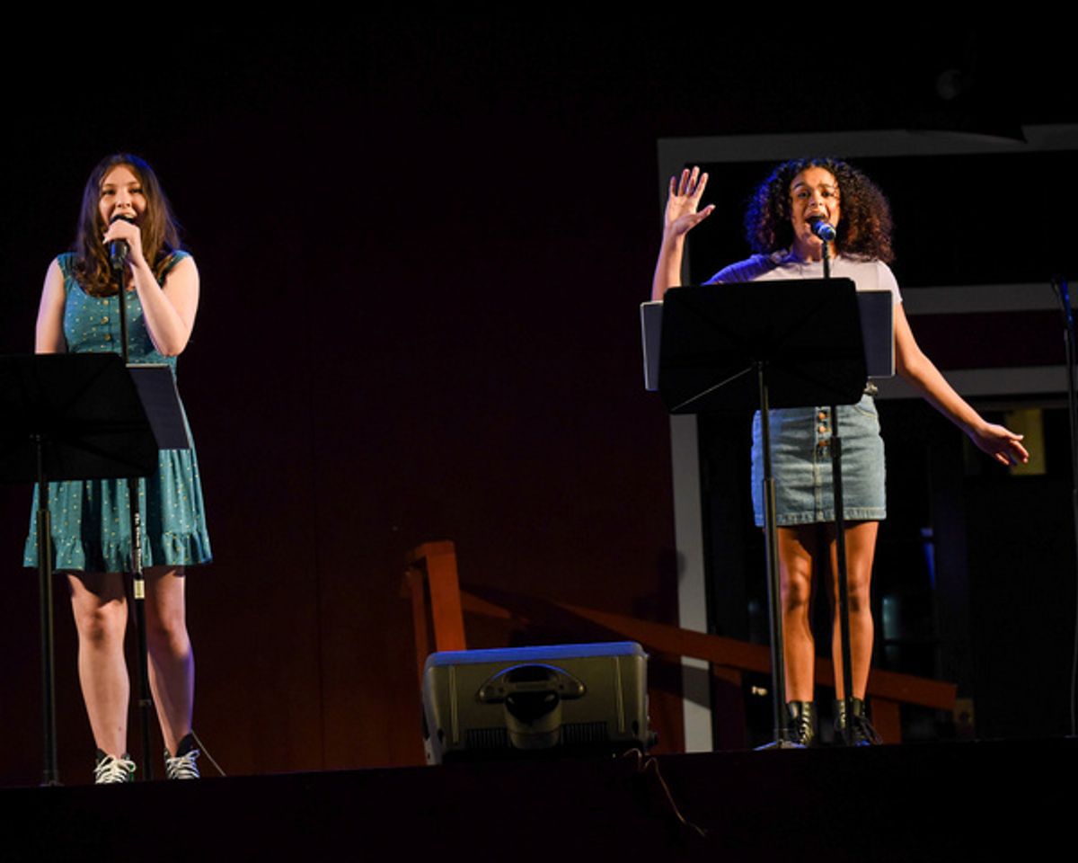 Carly Gendell, Gianna Harris at 