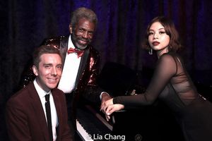Matt Podd, Andre De Shields and Eva Noblezada Photo