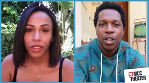 Nicolette Robinson and Leslie Odom Jr. @ BroadwayWorld Nicolette Robinson and Leslie Odom Jr. Photo