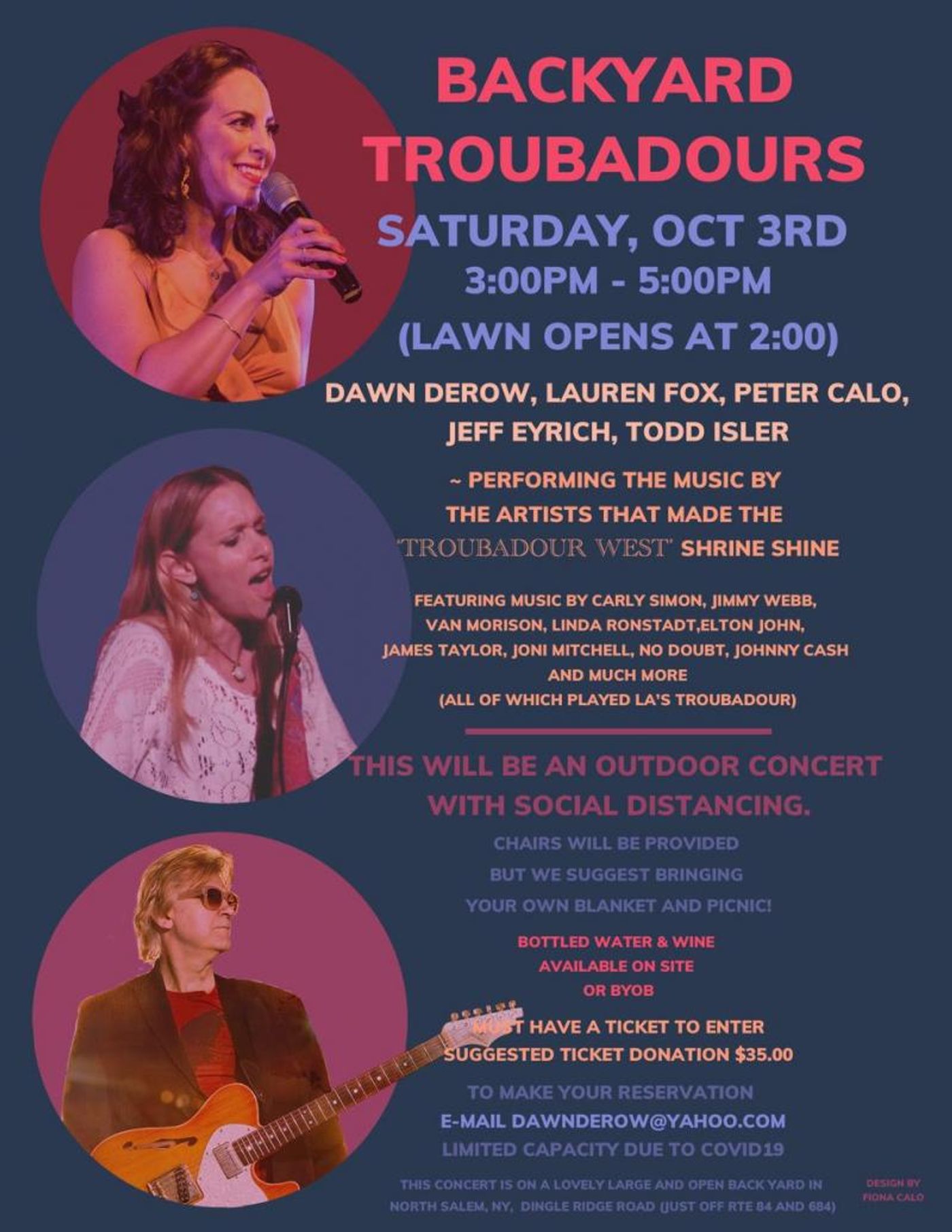 BWW Previews: Dawn Derow Presents BACKYARD TROUBADOURS Concert October 3rd BWW Previews: Dawn Derow Presents BACKYARD TROUBADOURS Concert October 3rd Image
