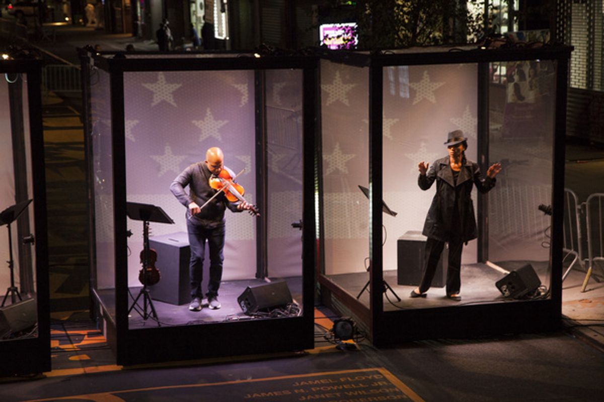 Daniel Bernard Roumain and Lisa Arrindell at 