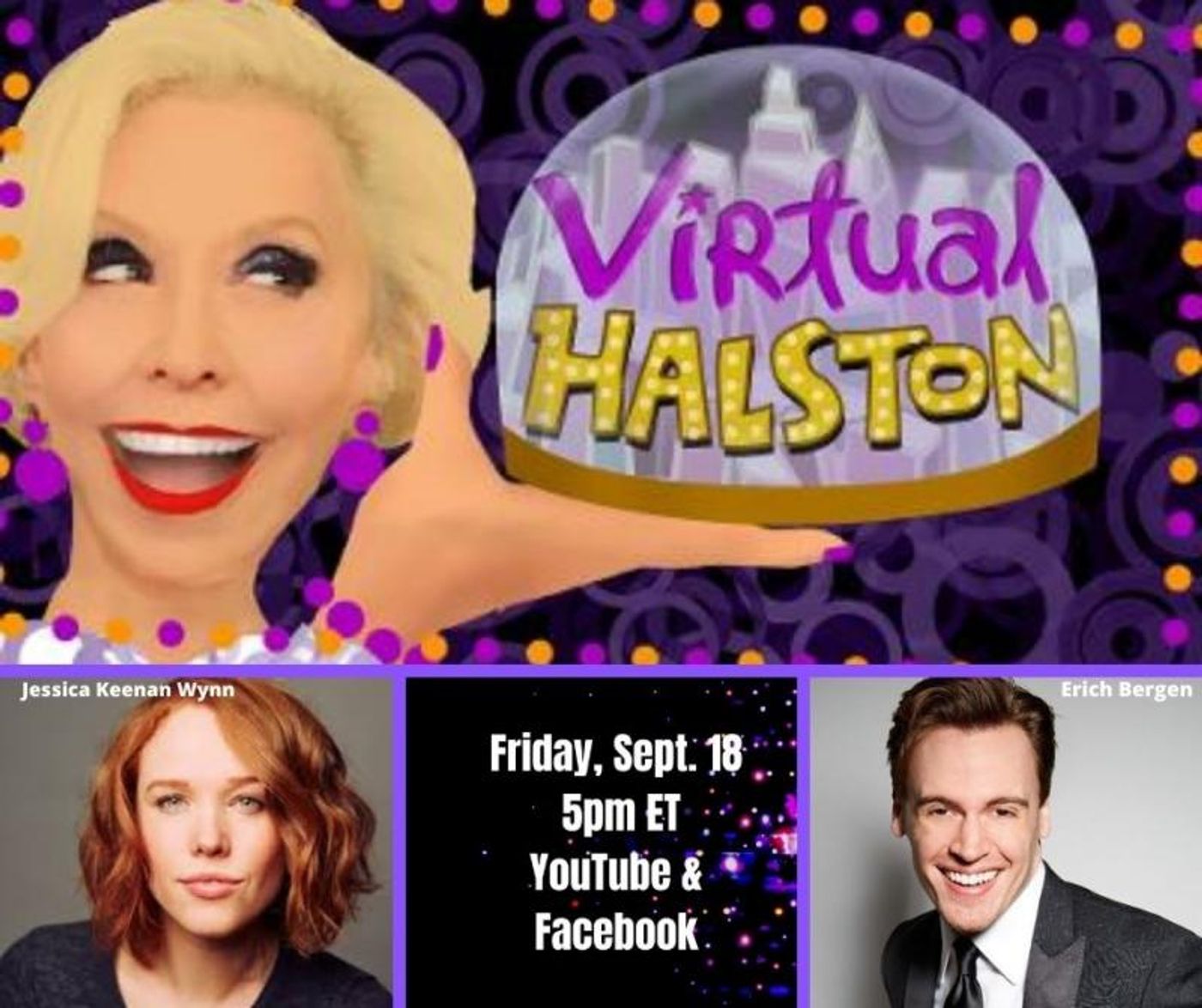 BWW Previews: Jessica Keenan Wynn & Erich Bergen Go VIRTUAL HALSTON September 18th  Image