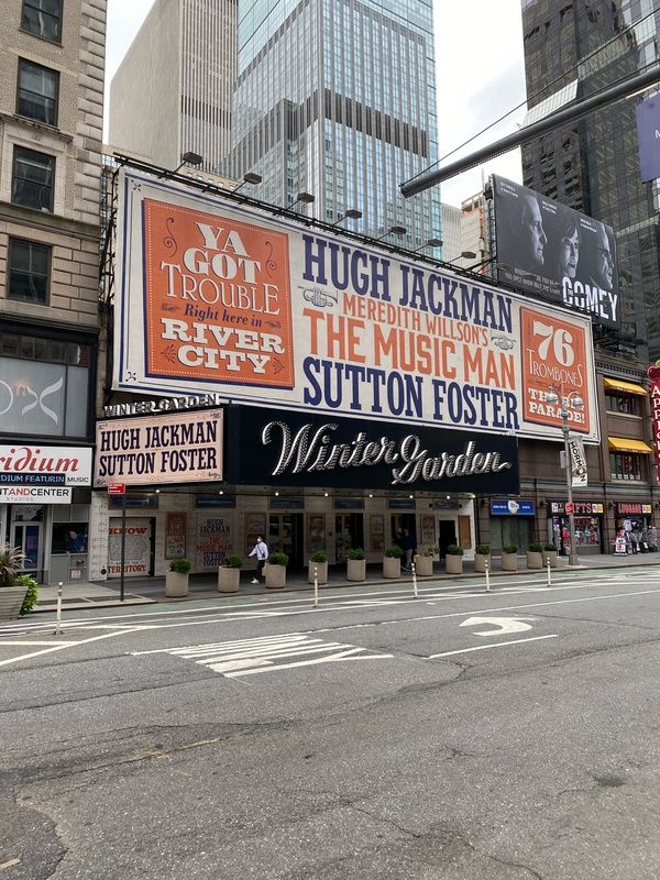Up on the Marquee: THE MUSIC MAN Prepares for Broadway's Return at the Winter Garden Theater  Image