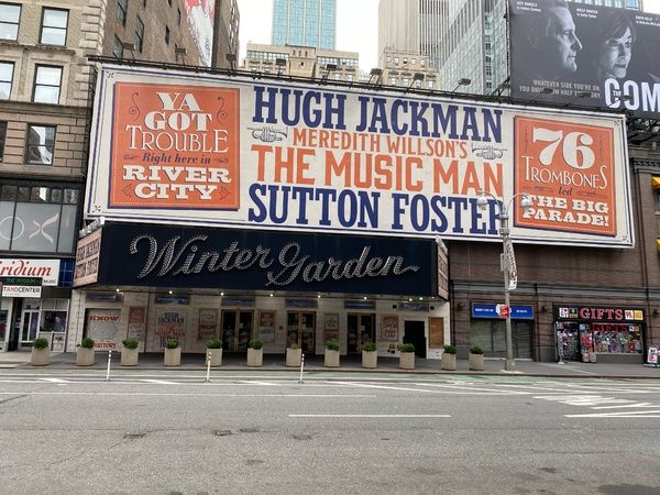 Up on the Marquee: THE MUSIC MAN Prepares for Broadway's Return at the Winter Garden Theater  Image