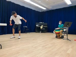 Savion Glover and Ahadu Chase Photo