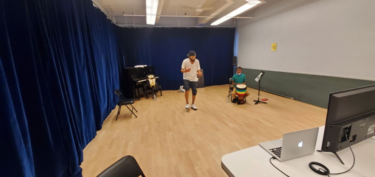 Savion Glover and Ahadu Chase at 