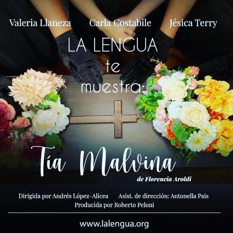 ¨TÍA MALVINA¨  del Ciclo LA LENGUA TE MUESTRA por  Facebook Live. No te la pierdas!!! Image