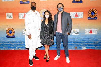 Derrick Davis, Ali Ewoldt, Ryan Silverman,  Photo