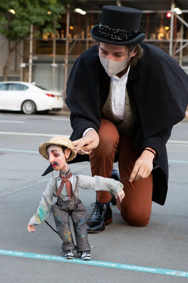 Persephone Squires (with puppet by James Ortiz) Photo