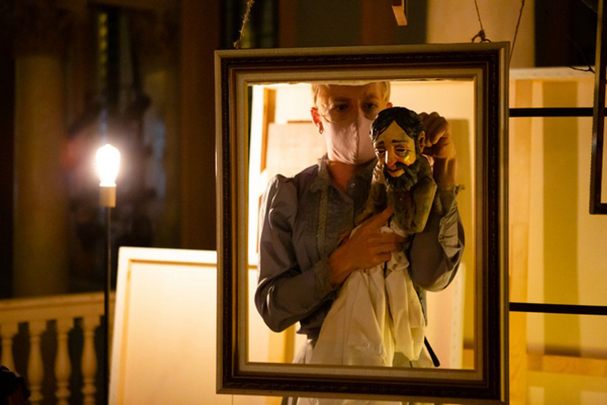 Lisa Ryan (with puppet by James Ortiz). Photo by Hunter Cannning. at 