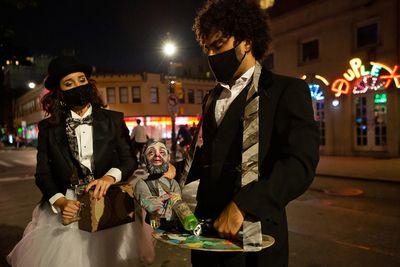 Ashley Burton & Jordon Waters (with puppet by James Ortiz Photo