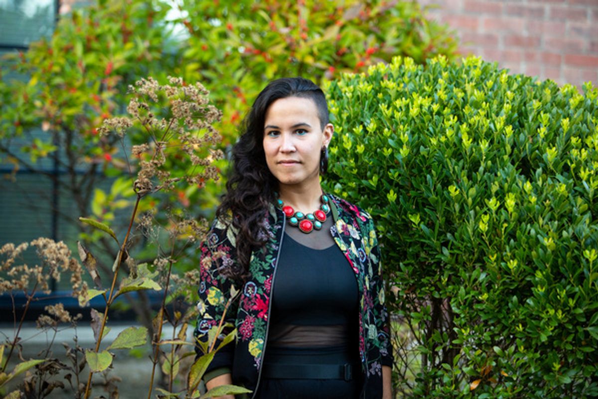Shey Rivera Rios in FIRE FLOWERS AND A TIME MACHINE // FLORAS DE FUEGO Y UNA MAQUINA DEL TIEMPO; photo by Erin X. Smithers. at First Look At FIRE FLOWERS AND A TIME MACHINE