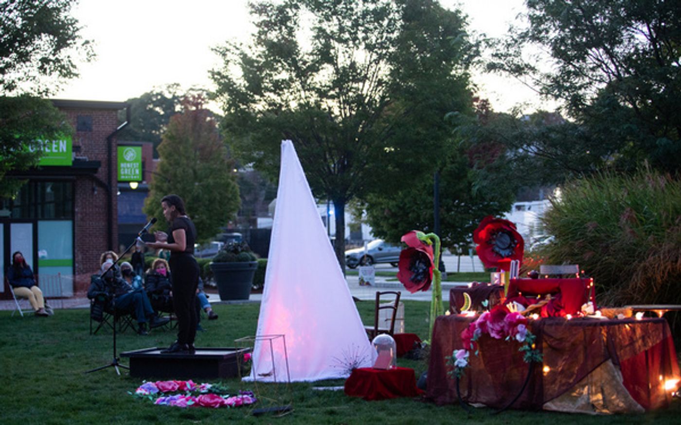 Photo Flash: First Look At FIRE FLOWERS AND A TIME MACHINE Photo Flash: First Look At FIRE FLOWERS AND A TIME MACHINE Image