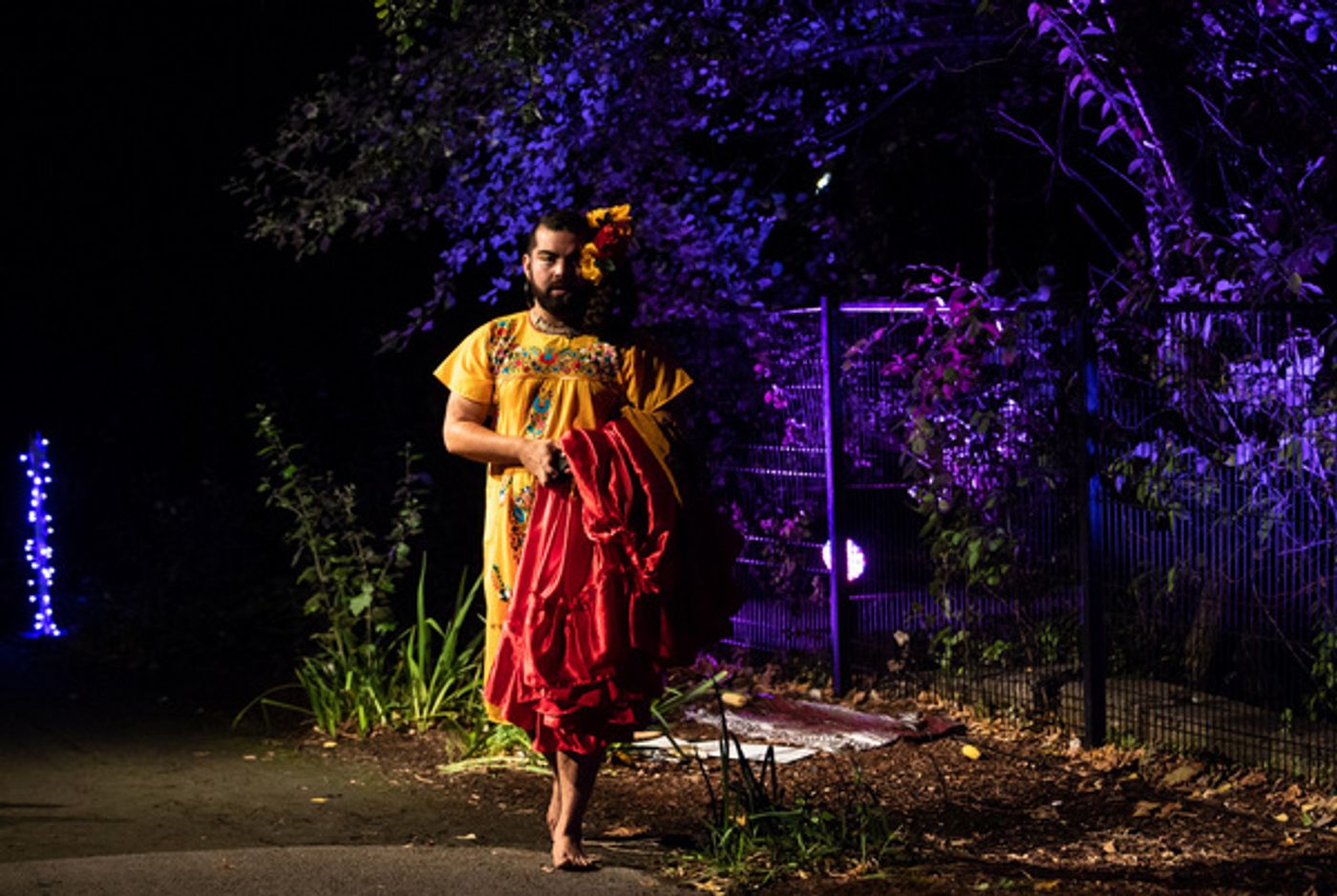 Photo Flash: First Look At FIRE FLOWERS AND A TIME MACHINE Photo Flash: First Look At FIRE FLOWERS AND A TIME MACHINE Image