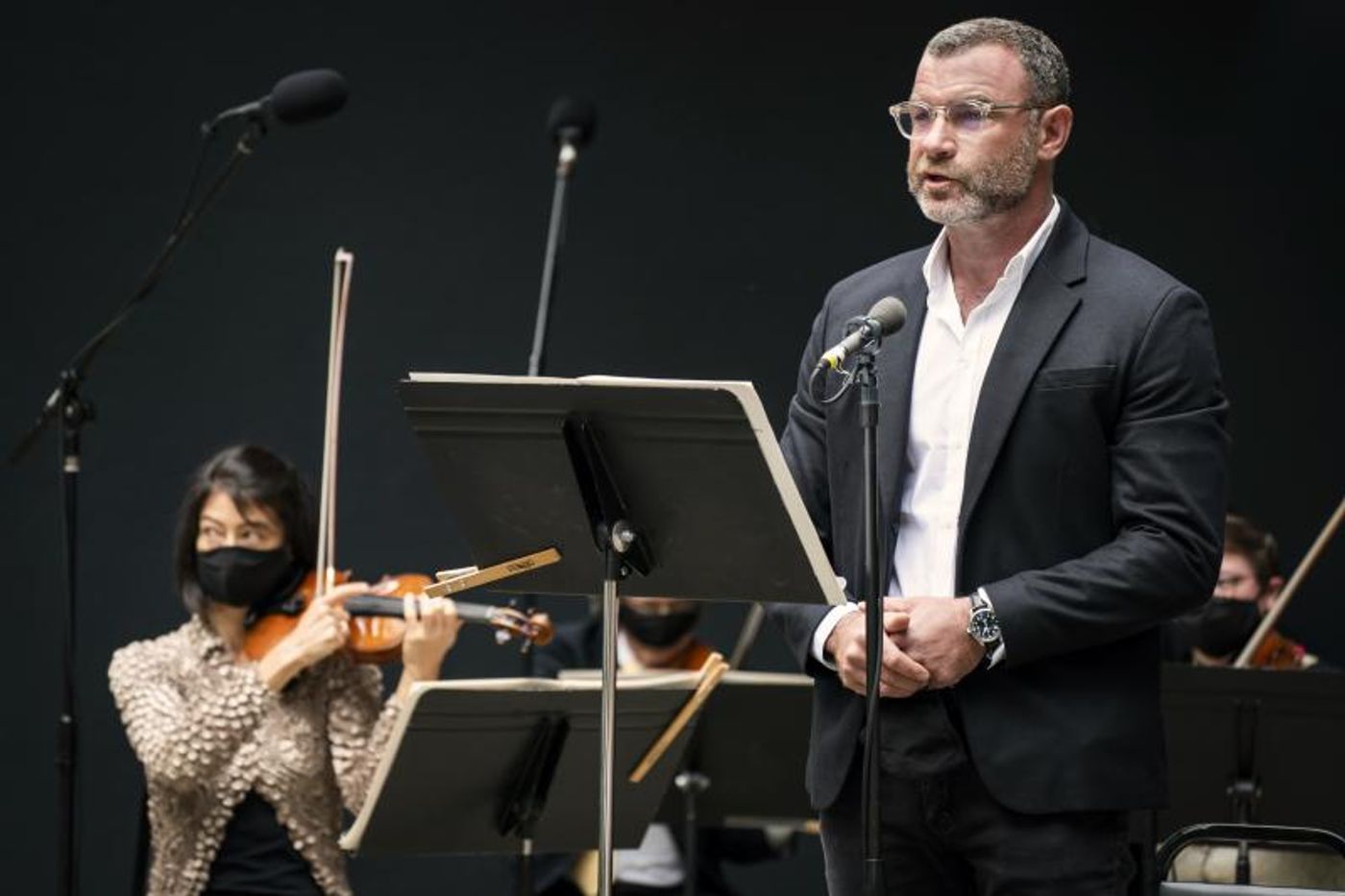 Video & Photos: Liev Schreiber Narrates Orpheus Chamber Orchestra's New Translation of EGMONT  Image