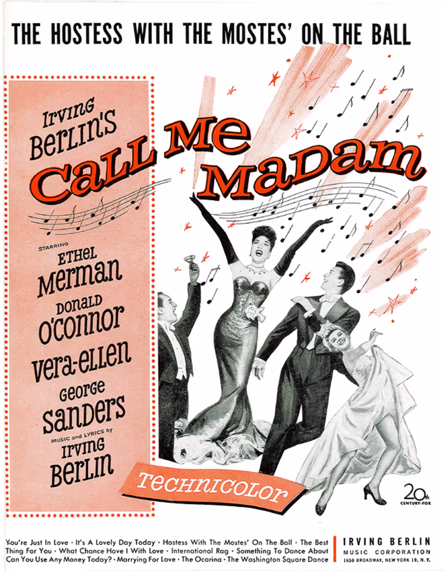 Photo Flash: Celebrate the 70th Anniversary of the Opening of Irving Berlin's CALL ME MADAM on Broadway Image