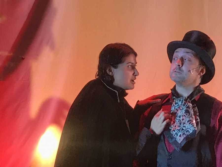 Photo Flash: Peer Through The Windows At Open Book Theatre For Spooky Stories In HAUNTED Image