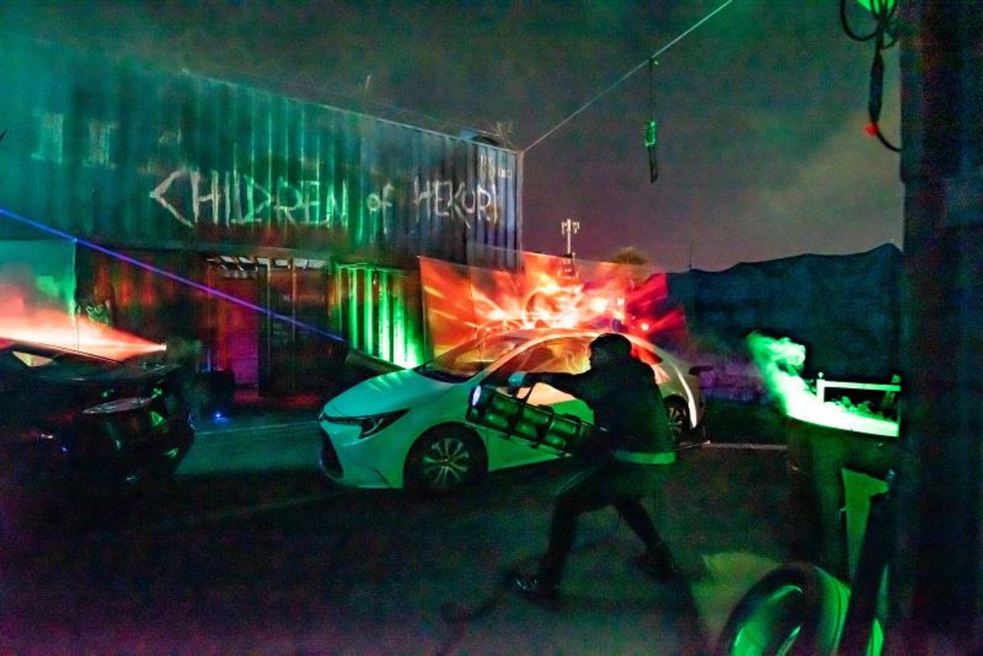 Feature: TRAPPED BY HALLOWHEELS DRIVE-IN HAUNTED EXPERIENCE 'Terrorizes' at The Industrial Event Space  Image