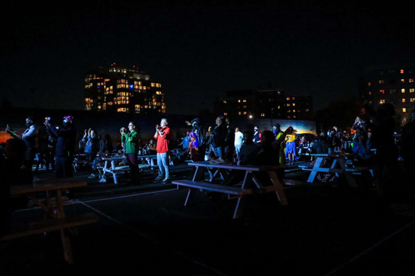 Photo Flash: See Aaron Marcellus, Nick Rashad Burroughs and More at the Opening of Radial Park's PURPLE RAIN  Image