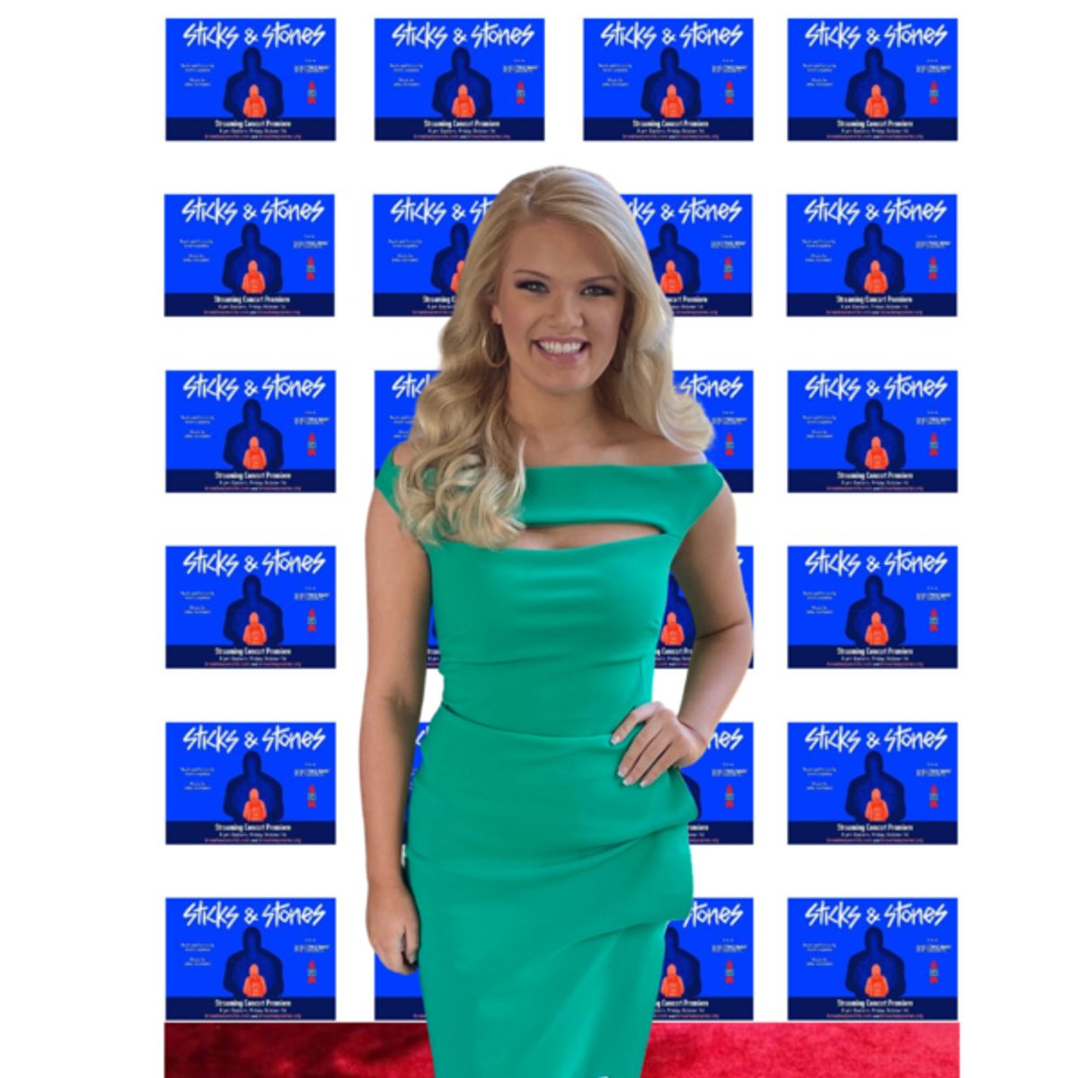 Cassie Donegen at STICKS & STONES Cast Members Walk the Virtual Red Carpet
