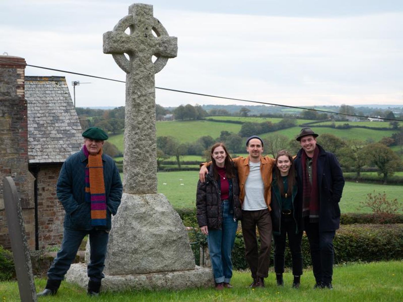 Photo Flash: Michael Morpurgo Shows Cast of PRIVATE PEACEFUL the Village That Inspired His Novel  Image