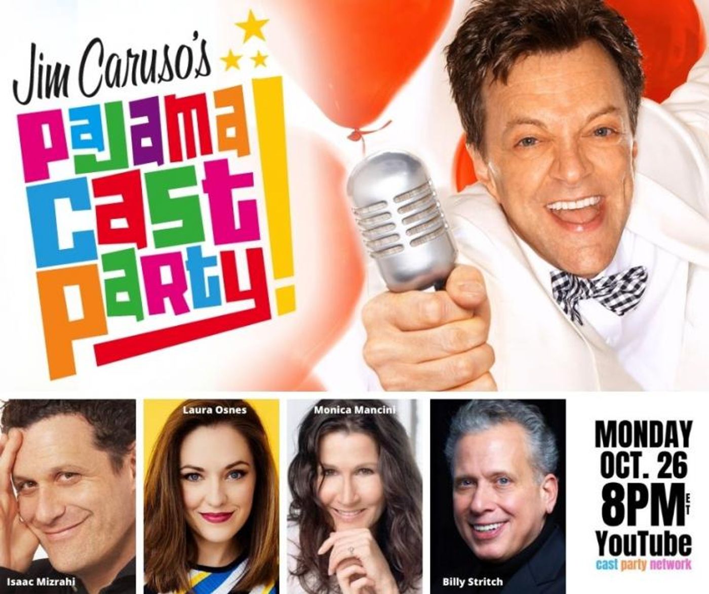 BWW Previews: Mizrahi, Osnes, and Mancini make Pajama Cast Party debuts on October 26th  Image