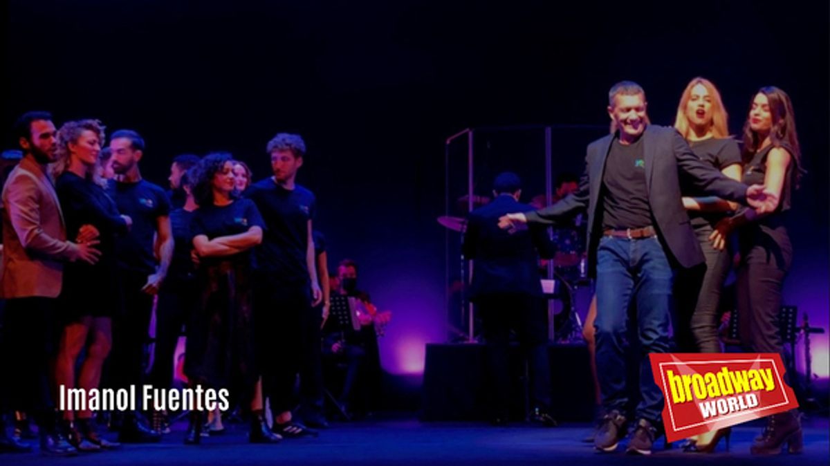 Antonio Banderas y el reparto de COMPANY at 