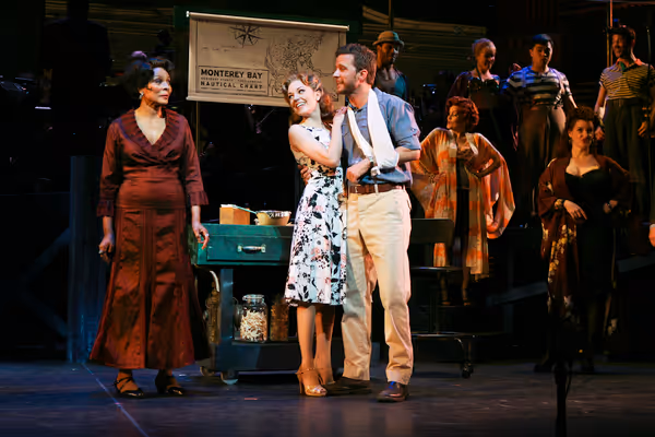 Leslie Uggams, Laura Osnes, Will Chase & Company Photo