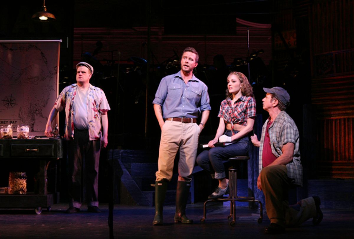 Stephen Wallem, Will Chase, Laura Osnes and Tom Wopat at 