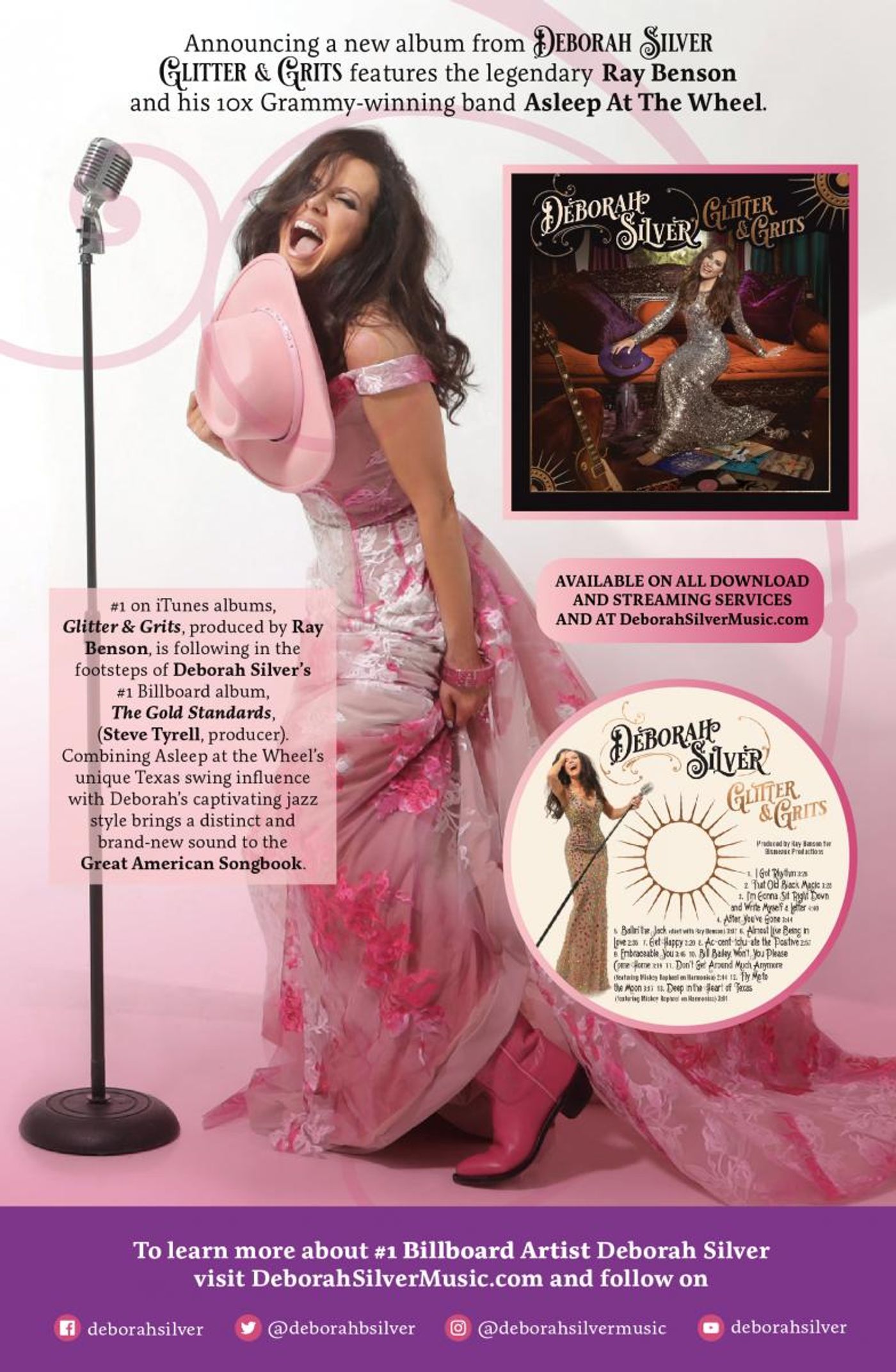 BWW CD Review: Deborah Silver GLITTER AND GRITS Swings, Sings and Shines Like Stars In a Texas Sky  Image