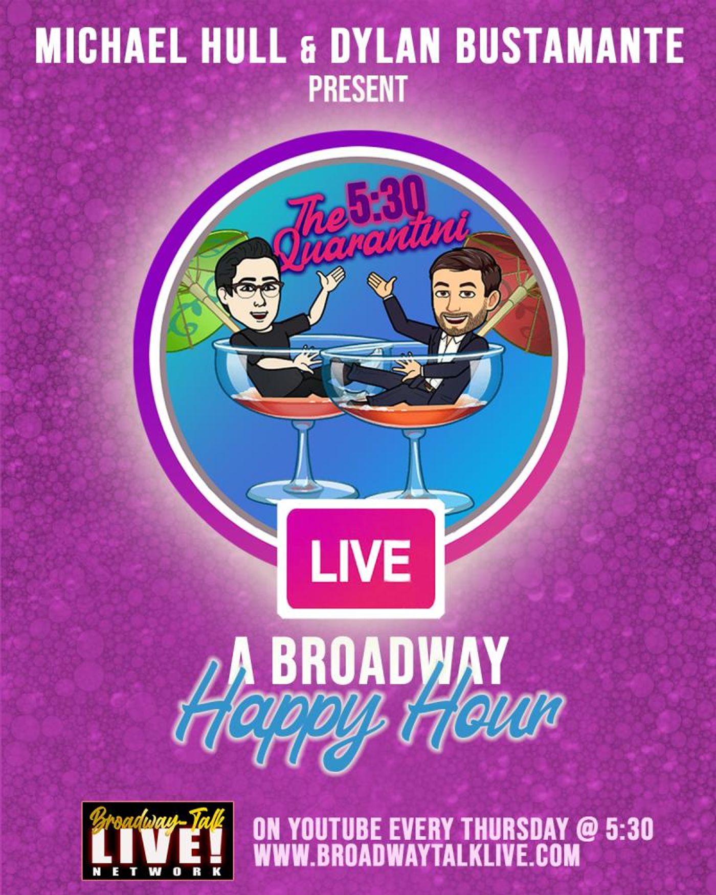 Interview: Michael Hull & Dylan Bustamante of BROADWAY TALK LIVE!  Image
