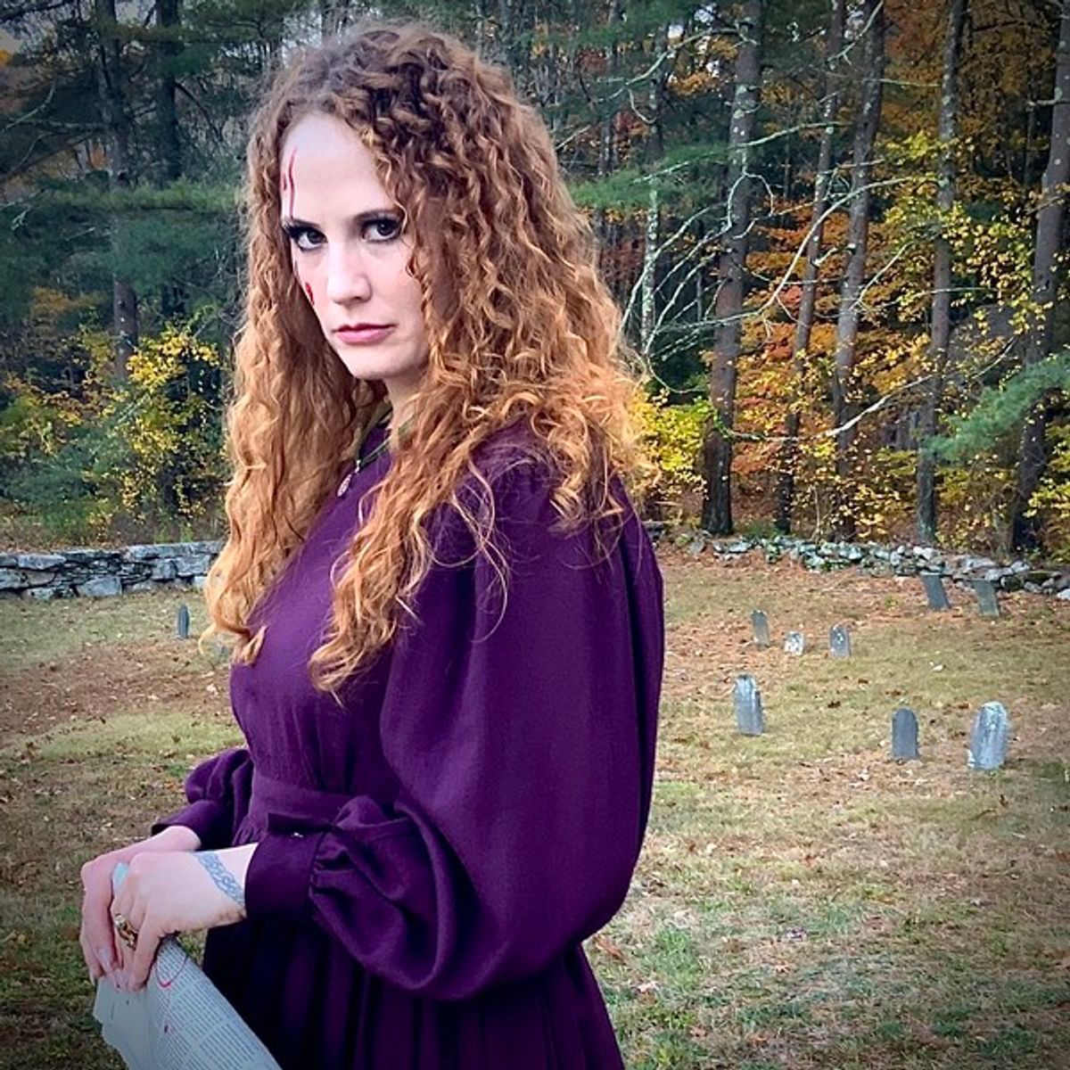 Anna Cain at NEVERMORE- THE FANTASTIC TERRORS OF EDGAR ALLEN POE at Old Sturbridge Village