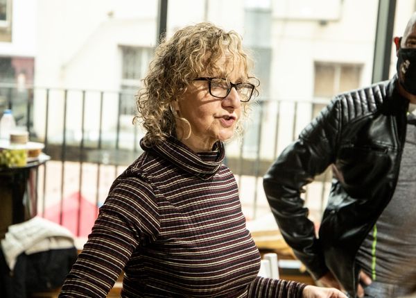 Photo Flash: Go Inside Rehearsals for FALLING STARS starring Peter Polycarpou and Sally Ann Triplett  Image