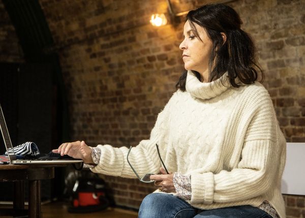 Photo Flash: Go Inside Rehearsals for FALLING STARS starring Peter Polycarpou and Sally Ann Triplett  Image