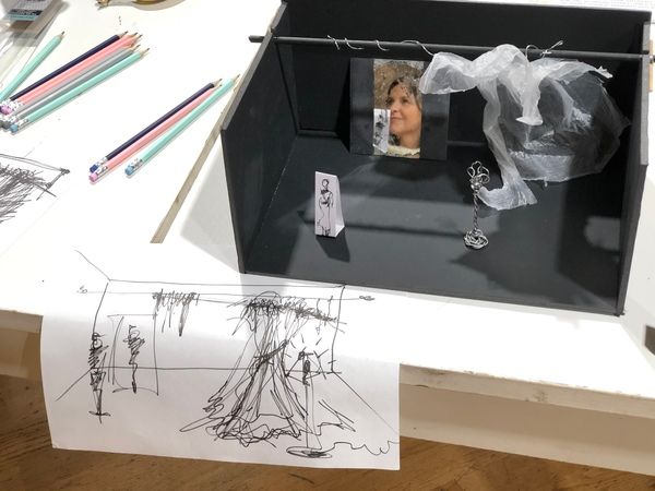 Photo Flash: Go Inside Rehearsals for FALLING STARS starring Peter Polycarpou and Sally Ann Triplett  Image