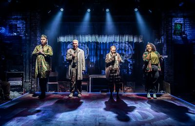 Allie Daniel, Isaac Hesketh, Bethany Terry, Kayla Carter (Featured Ensemble) in RENT  Photo