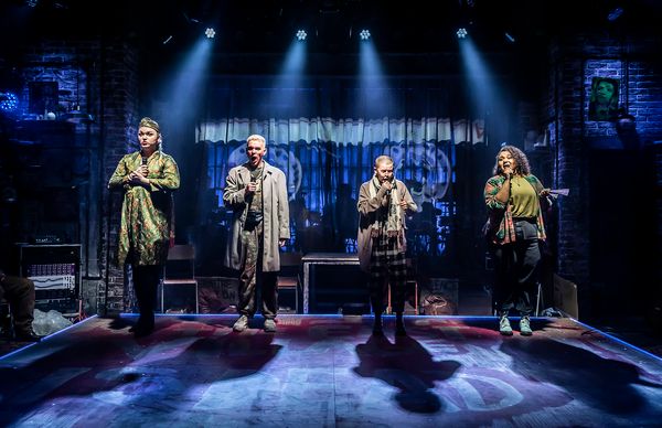 Allie Daniel, Isaac Hesketh, Bethany Terry, Kayla Carter (Featured Ensemble) in RENT  Photo