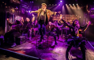 Black Patrick Anderson and the Company of RENT Photo