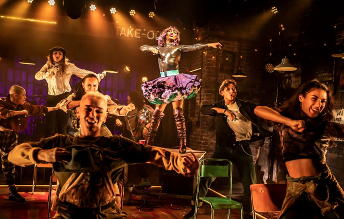 The Company of RENT at First Look at RENT at Hope Mill Theatre