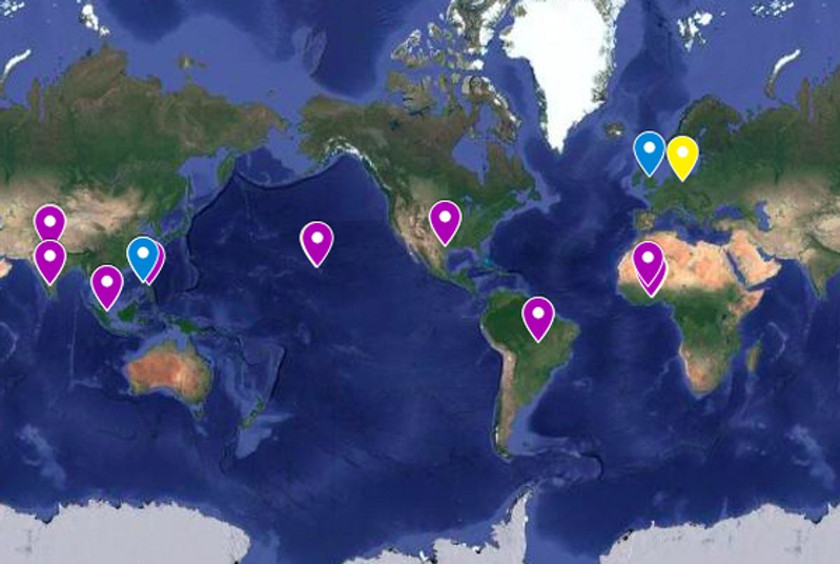 Artists from all over the world are taking part, go to https://www.interculturalroots.org/ripples/ for an interactive map at First Images From RIPPLES Released