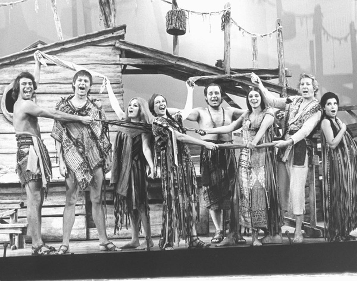 The Cast of Two By Two at BWW Flashback: TWO BY TWO Opens On Broadway, Starring Danny Kaye