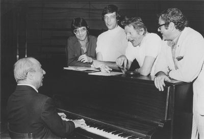 Richard Rodgers, Joe Layton, Peter Stone Martin Charnin, Danny Kaye Photo