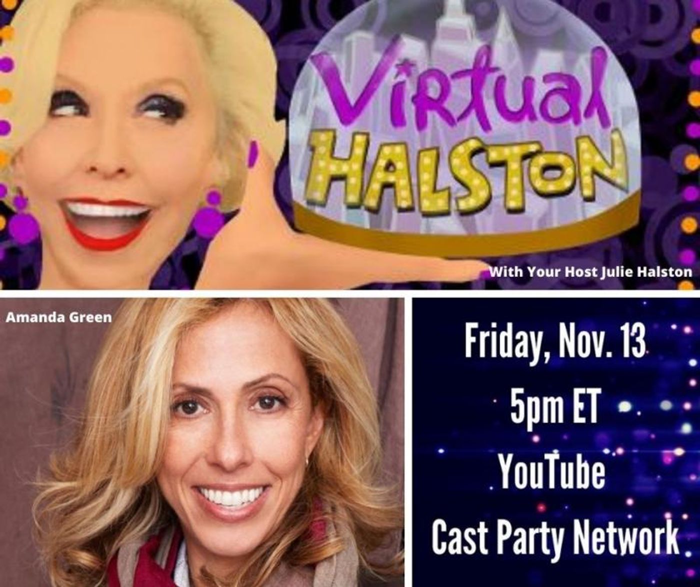 BWW Previews: Amanda Green and Julie Halston Go VIRTUAL HALSTON on November 13th  Image