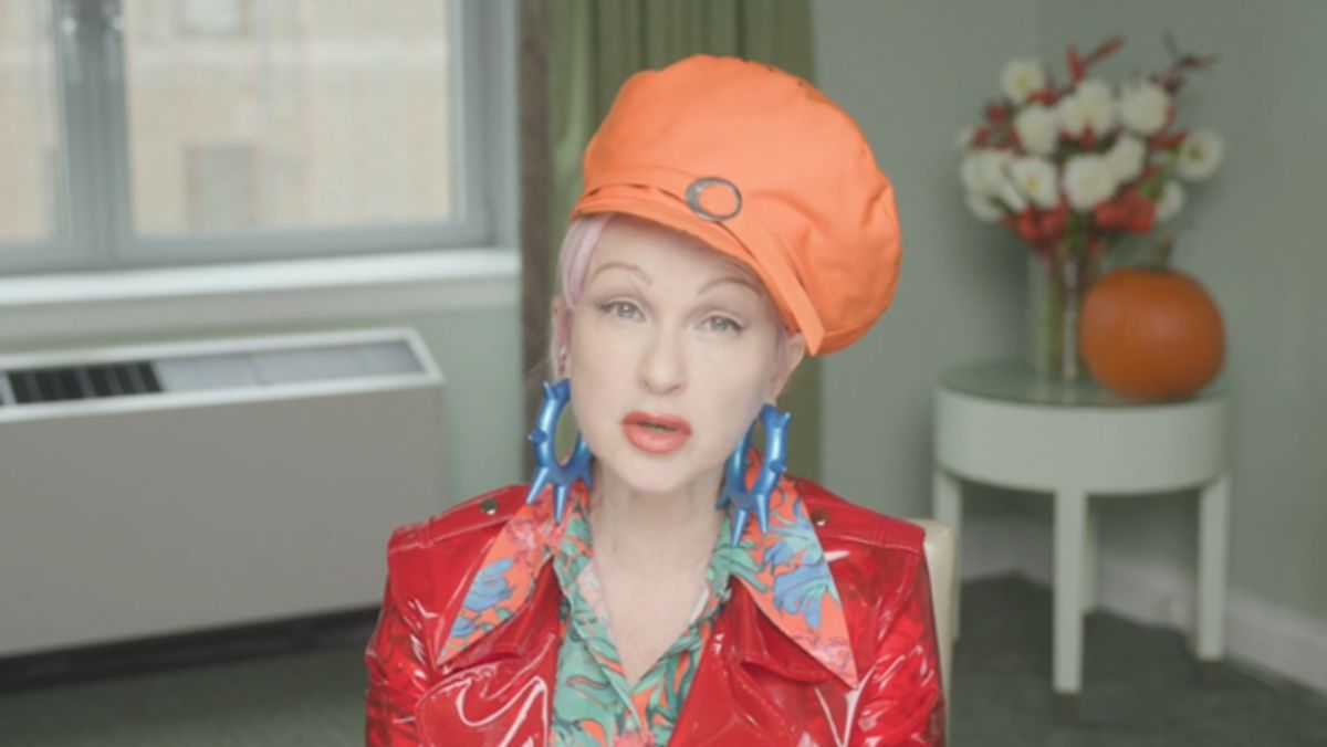 Cindi Lauper at Rockers on Broadway 2020 Honors Billy Porter