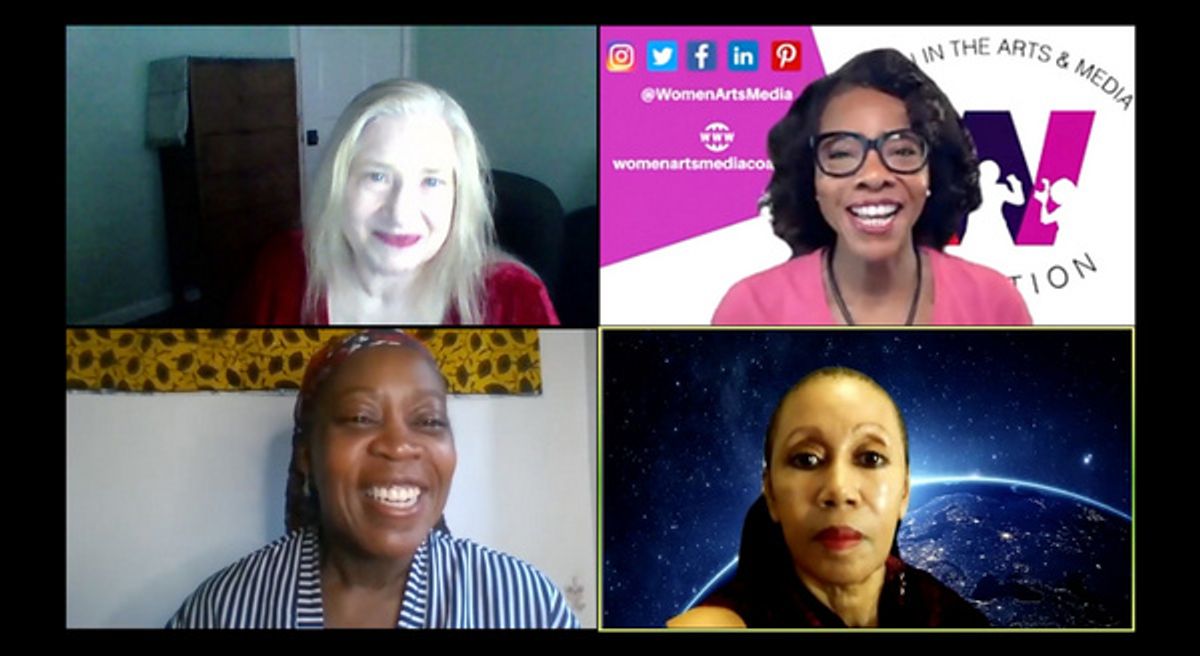 Shellen Lubin, Avis Boone, Yvonne Curry, and Mary Hodges at 