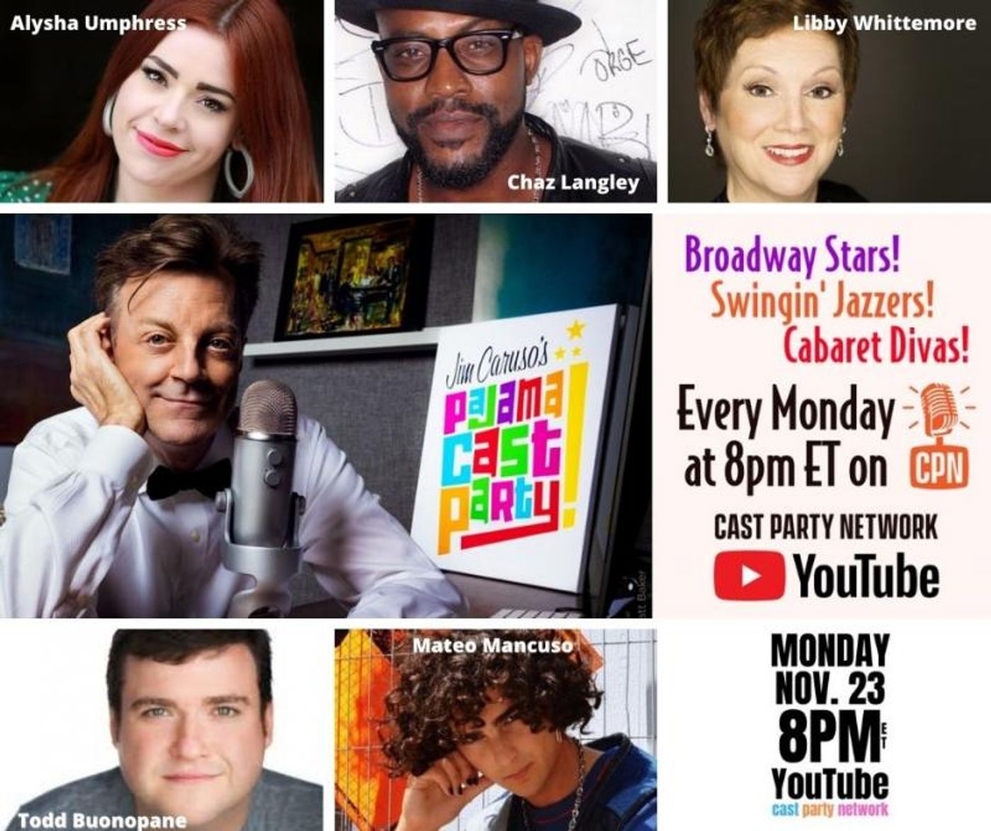 BWW Previews: Caruso Continues Quality Programming On PAJAMA CAST PARTY  Image