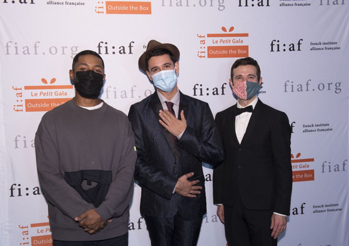 Cal Hunt, Jonah Bokaer, and Anthony Roth Costanzo  at 