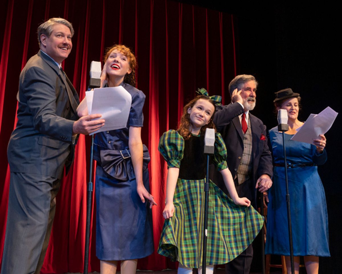 Adam Beilgard, Maggie Schmitt, Dan Chase, Vivian Coleman, and Melanie Hall at Des Moines Playhouse Announces MIRACLE ON 34TH STREET Radio Play
